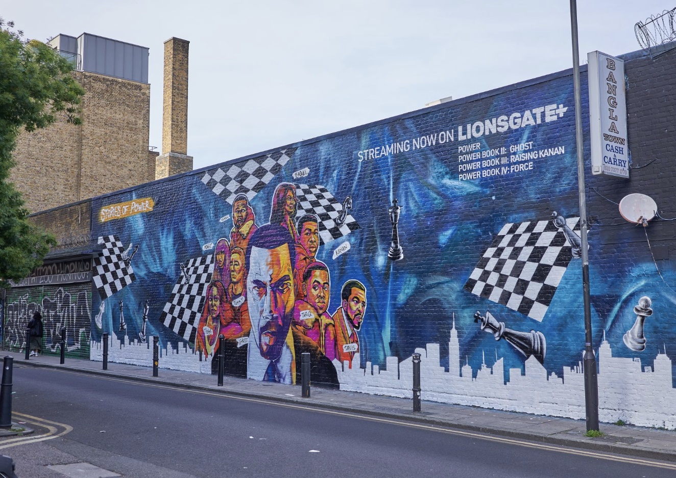 Lawless Studio presents Lionsgate: Black History Month on the Hanbury Street Wall